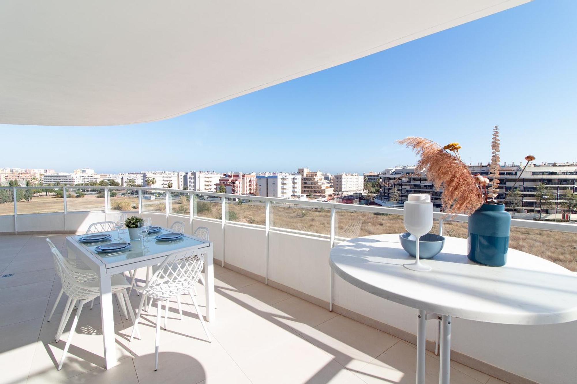 Global Properties, Moderno Apartamento Con Gran Terraza Y Vistas Al Mar Canet d'En Berenguer Exteriér fotografie