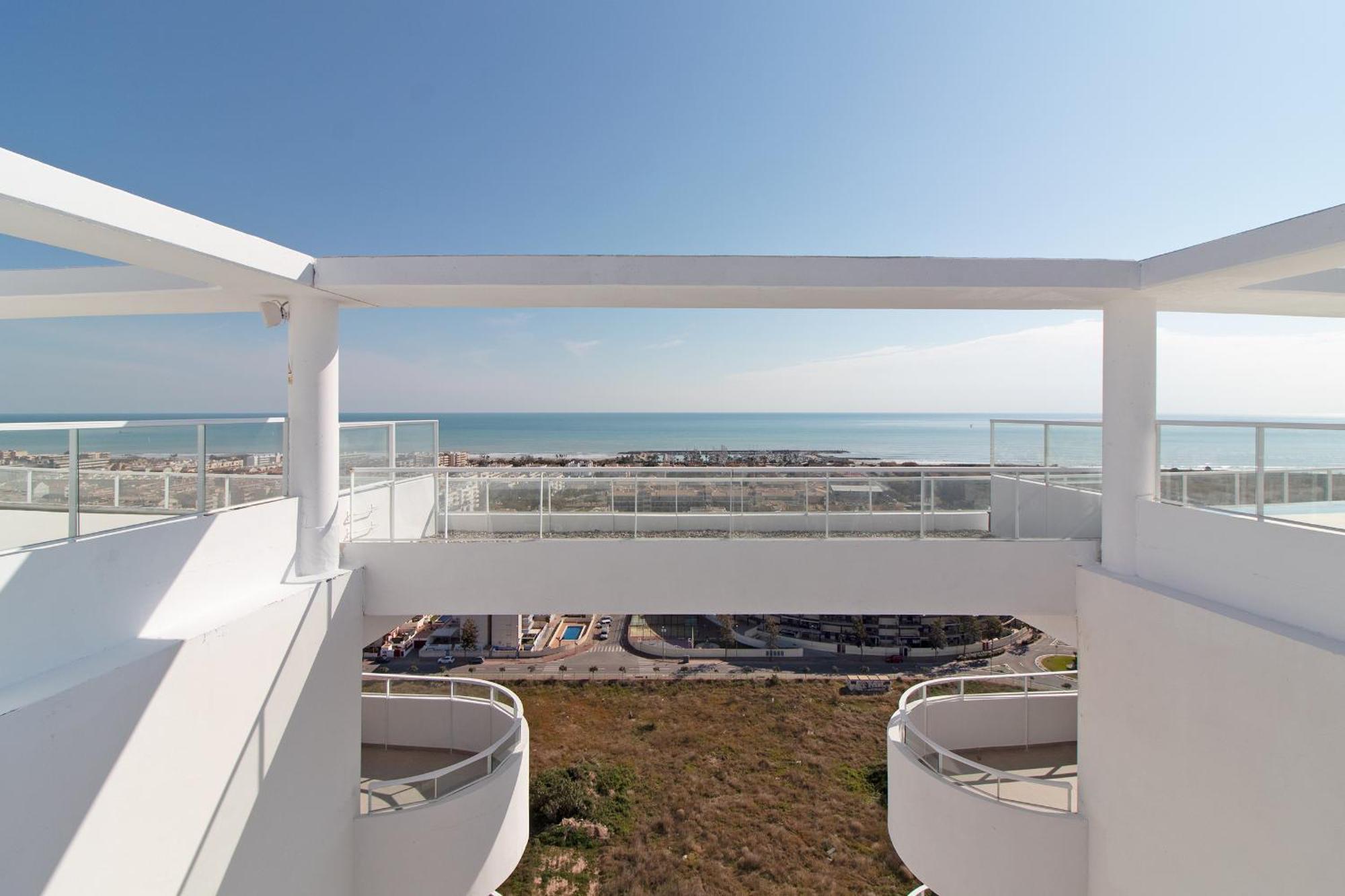 Global Properties, Moderno Apartamento Con Gran Terraza Y Vistas Al Mar Canet d'En Berenguer Exteriér fotografie
